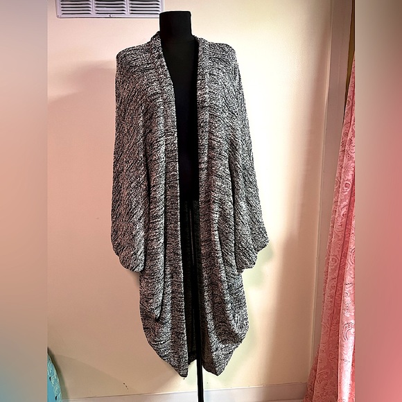 Lane Bryant Jackets & Blazers - LANE BRYANT SILVER SPECKS DUSTER